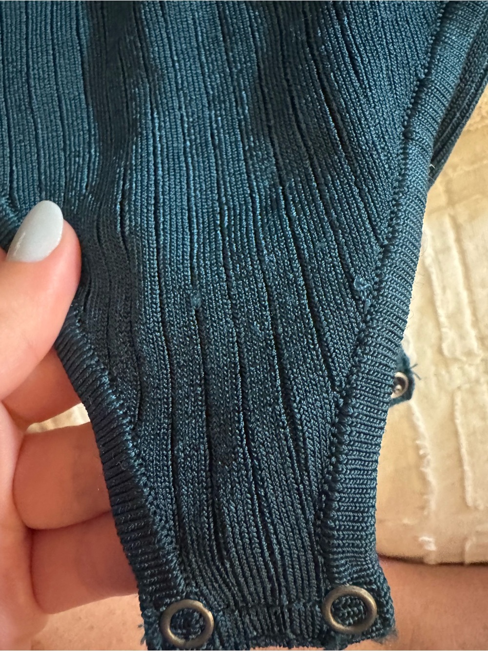 Abercrombie Emerald / Teal Bodysuit - Picture 9 of 10